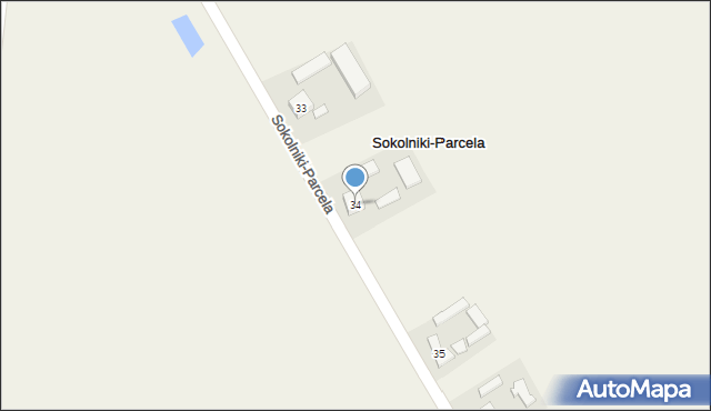 Sokolniki-Parcela, Sokolniki-Parcela, 34, mapa Sokolniki-Parcela