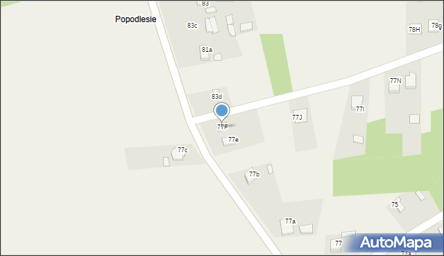 Sokołów Górny, Sokołów Górny, 77F, mapa Sokołów Górny