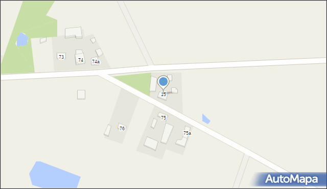 Sokołów-Kolonia, Sokołów-Kolonia, 15, mapa Sokołów-Kolonia