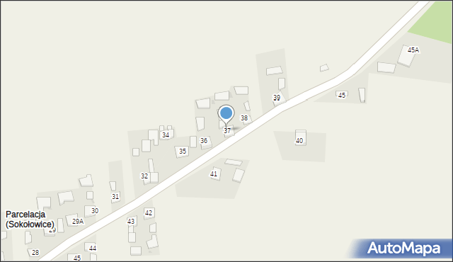 Sokołowice, Sokołowice, 37, mapa Sokołowice