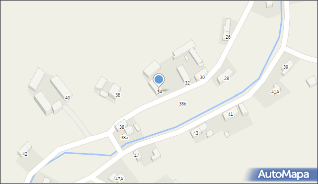 Sokołowiec, Sokołowiec, 34, mapa Sokołowiec