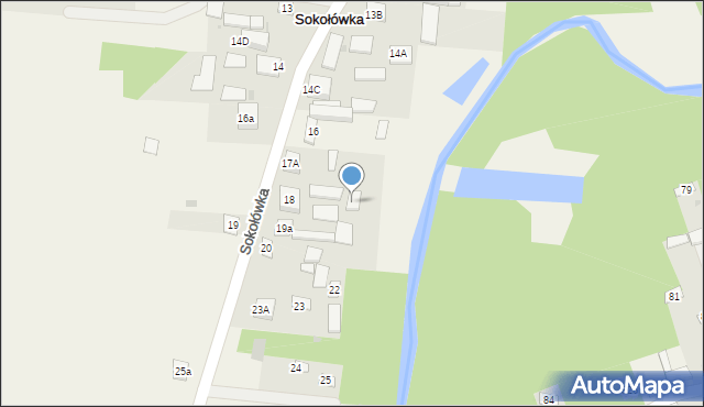 Sokołówka, Sokołówka, 18, mapa Sokołówka