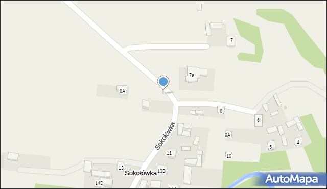 Sokołówka, Sokołówka, 8A, mapa Sokołówka