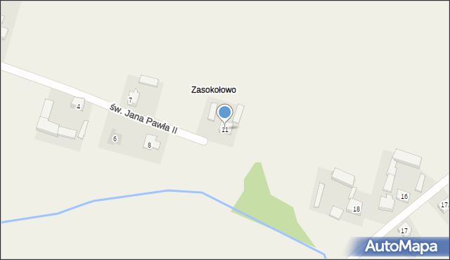 Sokołowo, Sokołowo, 21, mapa Sokołowo