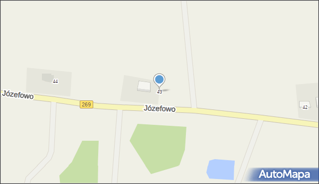 Sokołowo, Sokołowo, 43, mapa Sokołowo