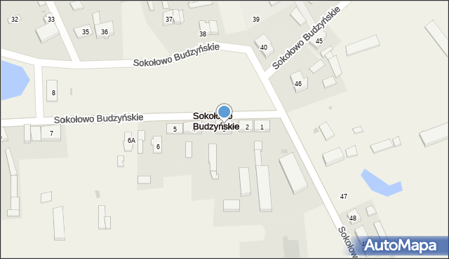 Sokołowo Budzyńskie, Sokołowo Budzyńskie, 3, mapa Sokołowo Budzyńskie