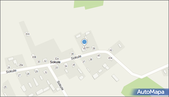 Sokule, Sokule, 41, mapa Sokule