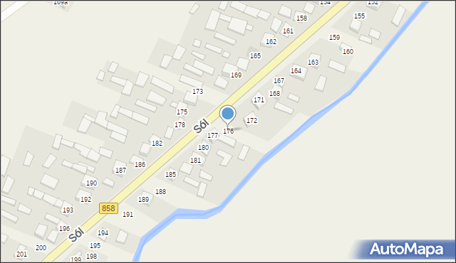 Sól, Sól, 176, mapa Sól