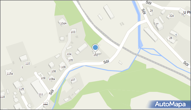 Sól, Sól, 102, mapa Sól