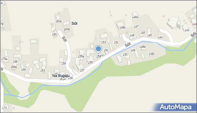 Sól, Sól, 154, mapa Sól