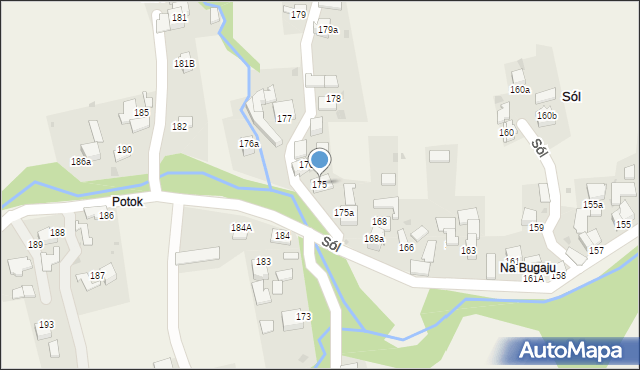 Sól, Sól, 175, mapa Sól