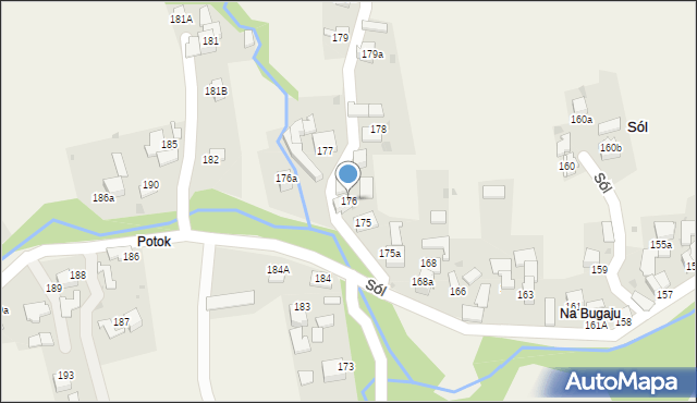 Sól, Sól, 176, mapa Sól