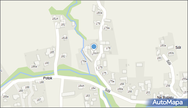 Sól, Sól, 177, mapa Sól