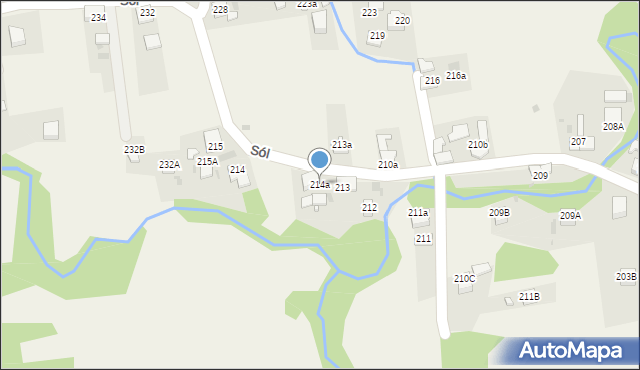 Sól, Sól, 214a, mapa Sól