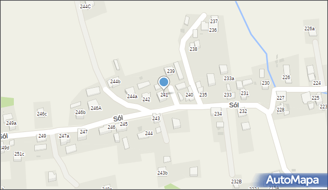 Sól, Sól, 241, mapa Sól