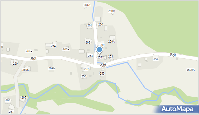 Sól, Sól, 254, mapa Sól