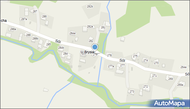 Sól, Sól, 279, mapa Sól