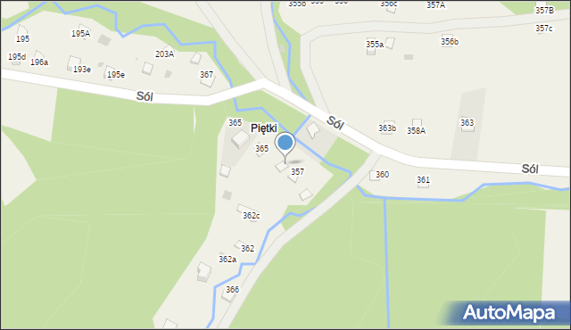 Sól, Sól, 358, mapa Sól