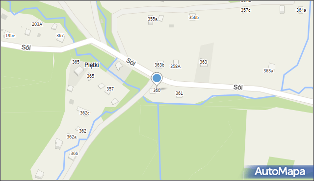 Sól, Sól, 360, mapa Sól