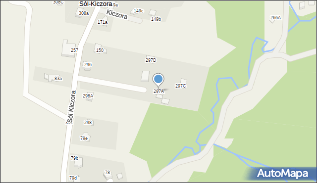 Sól-Kiczora, Sól-Kiczora, 297A, mapa Sól-Kiczora