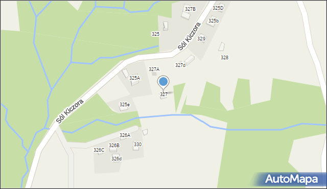 Sól-Kiczora, Sól-Kiczora, 327, mapa Sól-Kiczora