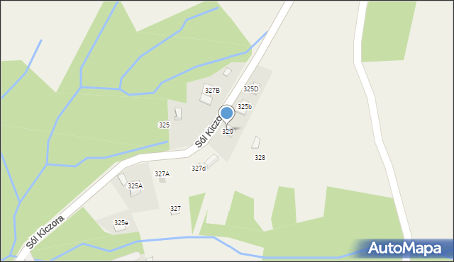 Sól-Kiczora, Sól-Kiczora, 329, mapa Sól-Kiczora