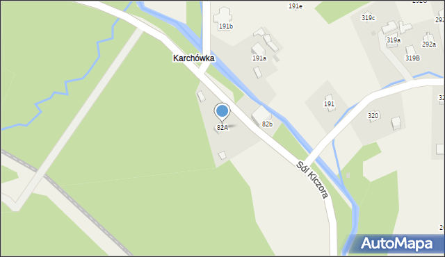 Sól-Kiczora, Sól-Kiczora, 82A, mapa Sól-Kiczora