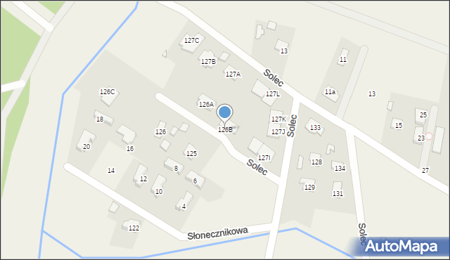 Solec, Solec, 126B, mapa Solec