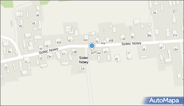 Solec Nowy, Solec Nowy, 14, mapa Solec Nowy