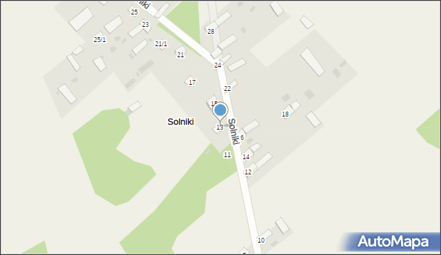 Solniki, Solniki, 13, mapa Solniki