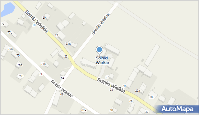 Solniki Wielkie, Solniki Wielkie, 25, mapa Solniki Wielkie