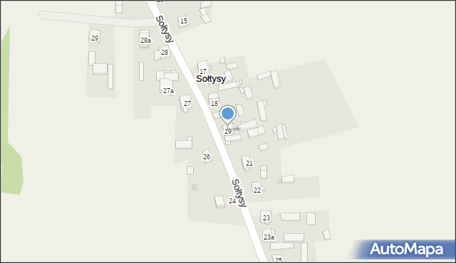 Sołtysy, Sołtysy, 19, mapa Sołtysy