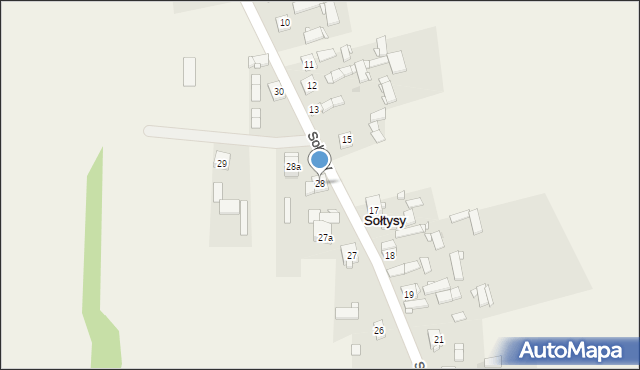 Sołtysy, Sołtysy, 28, mapa Sołtysy