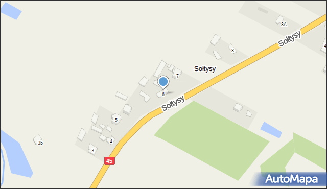 Sołtysy, Sołtysy, 6, mapa Sołtysy