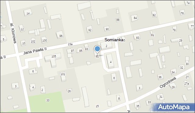 Somianka-Parcele, Somianka-Parcele, 23B, mapa Somianka-Parcele