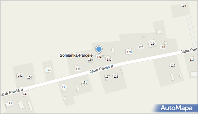 Somianka-Parcele, Somianka-Parcele, 50a, mapa Somianka-Parcele