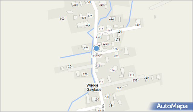 Sopotnia Wielka, Sopotnia Wielka, 115/356, mapa Sopotnia Wielka