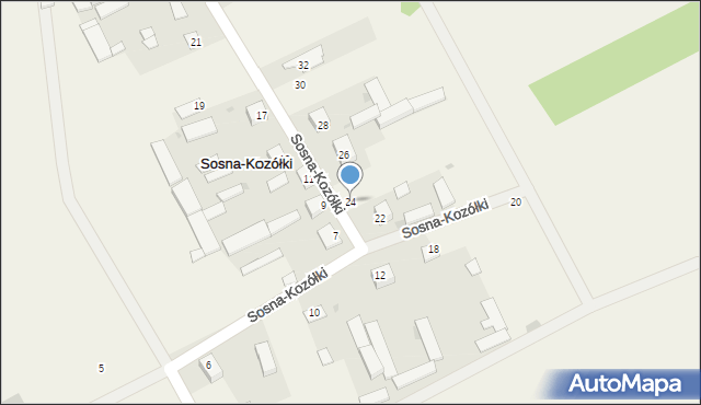 Sosna-Kozółki, Sosna-Kozółki, 24, mapa Sosna-Kozółki