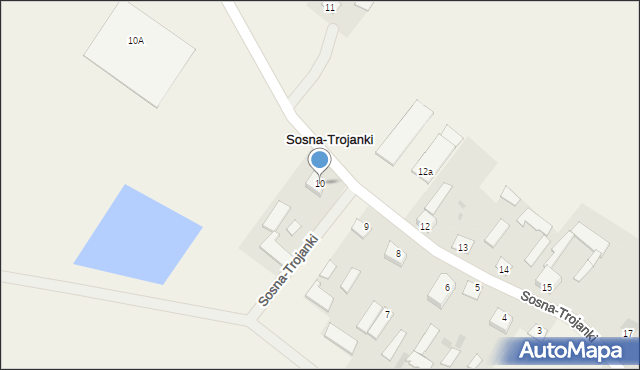 Sosna-Trojanki, Sosna-Trojanki, 10, mapa Sosna-Trojanki