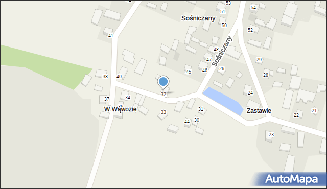 Sośniczany, Sośniczany, 32, mapa Sośniczany