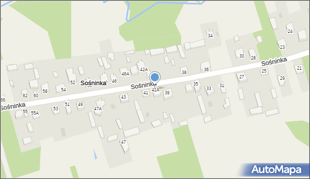 Sośninka, Sośninka, 41A, mapa Sośninka