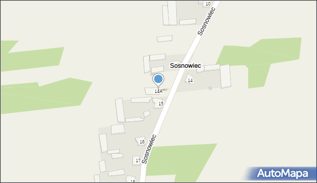 Sosnowiec, Sosnowiec, 14A, mapa Sosnowca