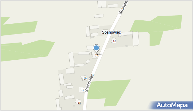 Sosnowiec, Sosnowiec, 15, mapa Sosnowca