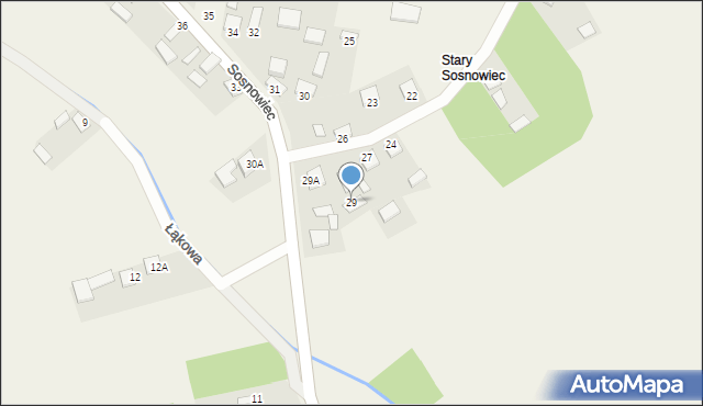 Sosnowiec, Sosnowiec, 29, mapa Sosnowca