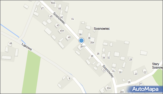 Sosnowiec, Sosnowiec, 37, mapa Sosnowca
