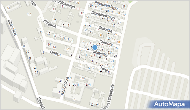 Sosnowiec, Sołtysika Antoniego, 11, mapa Sosnowca