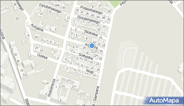 Sosnowiec, Sołtysika Antoniego, 18, mapa Sosnowca