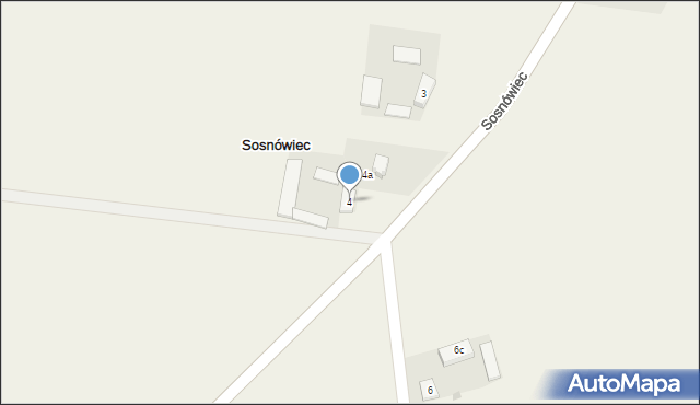 Sosnówiec, Sosnówiec, 4, mapa Sosnowca