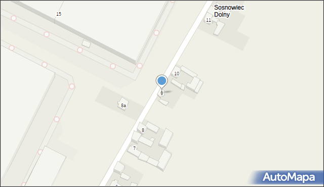 Sosnowiec, Sosnowiec, 9, mapa Sosnowca