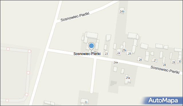 Sosnowiec, Sosnowiec-Pieńki, 22, mapa Sosnowca